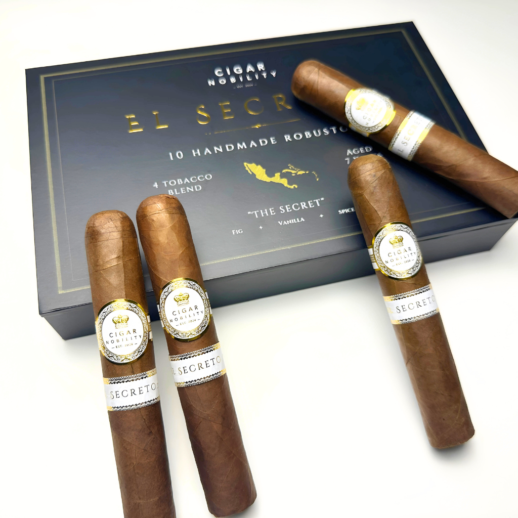 Cigar Nobility 'El Secreto' Robusto 5x50 - House Blend - Box of 10