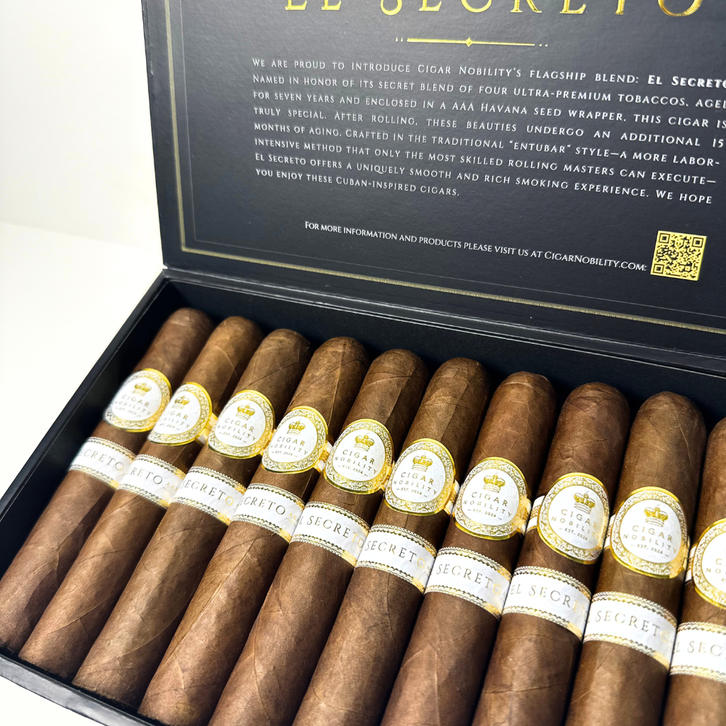 Cigar Nobility &#39;El Secreto&#39; Robusto 5x50 - House Blend - Box of 10